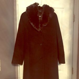 Jones New York Grey Wool Coat